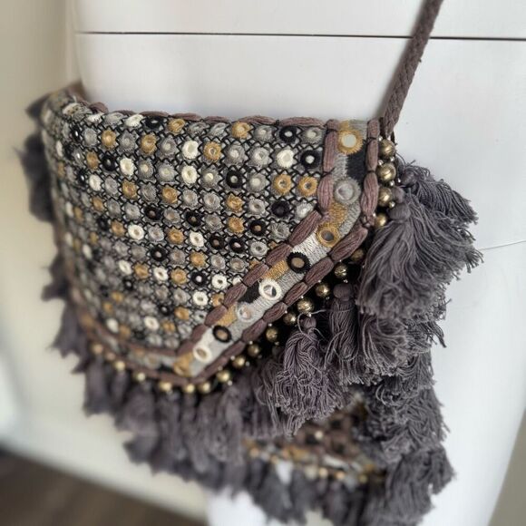 Anthropologie Boho Crossbody Bag - Picture 4 of 8